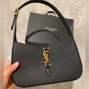 YSL Le 5 a 7 Hobo Bag Black